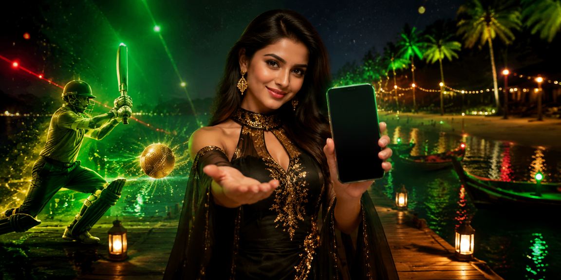 সেন্ট মার্টিনে লাল সবুজ পতাকার সামনে ক্রিকেট বেটিং উপভোগ করছেন সদস্য